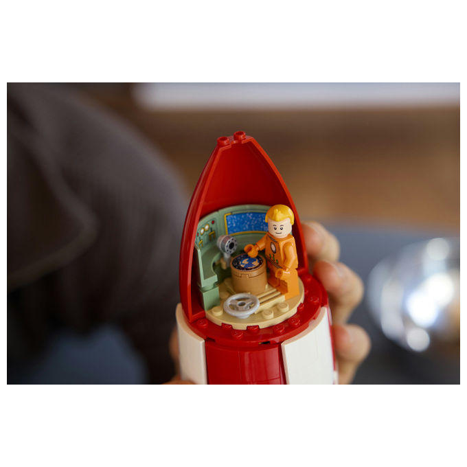 Lego 21367 LEGO Ideas Set da Costruzione Razzo Lunare di Tintin 1283 Pezzi 5 Minifigure colore Multicolore
