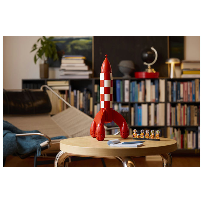 Lego 21367 LEGO Ideas Set da Costruzione Razzo Lunare di Tintin 1283 Pezzi 5 Minifigure colore Multicolore