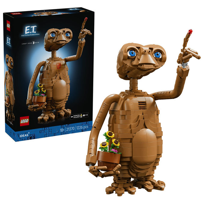 Lego 21370 LEGO Ideas Kit Modellismo per Adulti con Figura Aliena Fiori Finti e Mattoncino Luminoso colore Multicolore