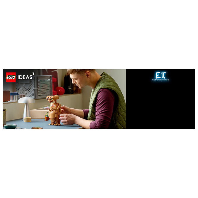 Lego 21370 LEGO Ideas Kit Modellismo per Adulti con Figura Aliena Fiori Finti e Mattoncino Luminoso colore Multicolore