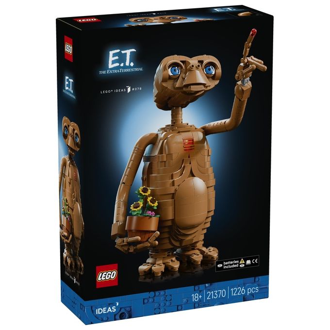Lego 21370 LEGO Ideas Kit Modellismo per Adulti con Figura Aliena Fiori Finti e Mattoncino Luminoso colore Multicolore