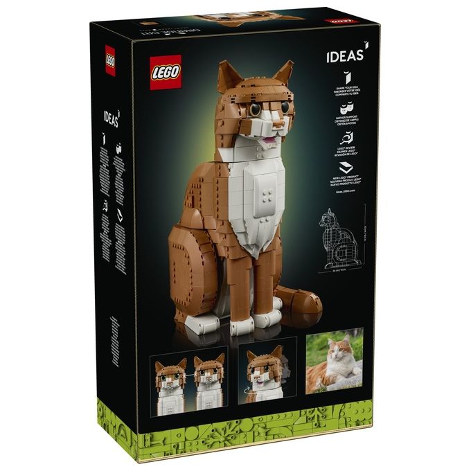 Lego Ideas 21376 Gatto Arancione Set da costruzione 1755 pezzi colore Arancione