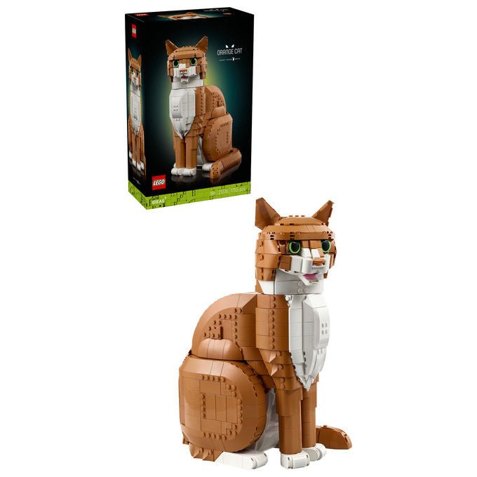 Lego Ideas 21376 Gatto Arancione Set da costruzione 1755 pezzi colore Arancione