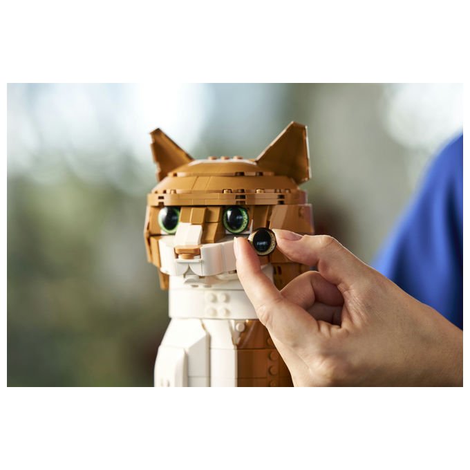 Lego Ideas 21376 Gatto Arancione Set da costruzione 1755 pezzi colore Arancione