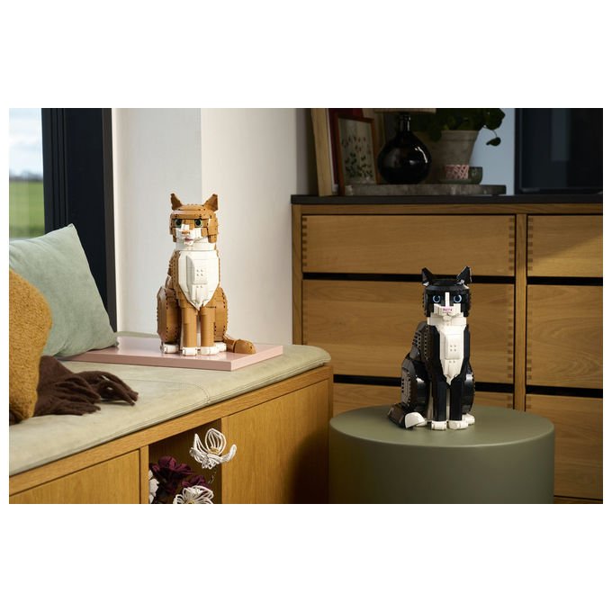 Lego Ideas 21376 Gatto Arancione Set da costruzione 1755 pezzi colore Arancione
