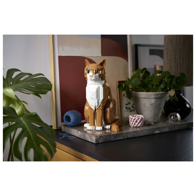 Lego Ideas 21376 Gatto Arancione Set da costruzione 1755 pezzi colore Arancione