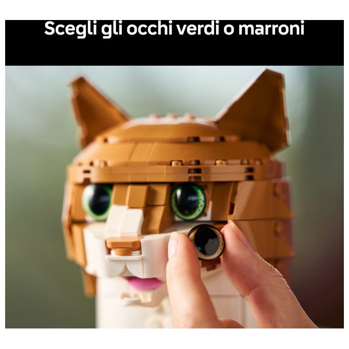 Lego Ideas 21376 Gatto Arancione Set da costruzione 1755 pezzi colore Arancione