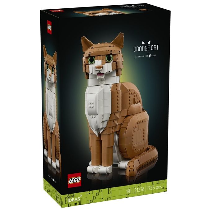 Lego Ideas 21376 Gatto Arancione Set da costruzione 1755 pezzi colore Arancione