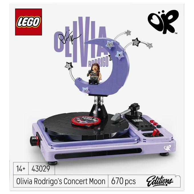 Lego 43029 Editions Set da costruzione con giradischi vinile e minifigure 670 pezzi colore Multicolore