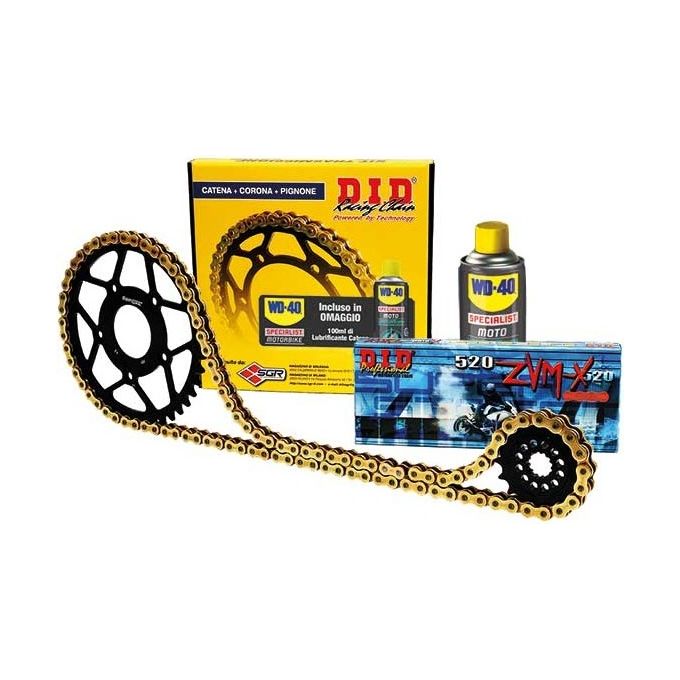 [ComeNuovo] KIT_ trasmissione DID Suzuki GSF BANDIT 400 1993-1997 Line VX con X-Ring 525 114 maglie 14-46
