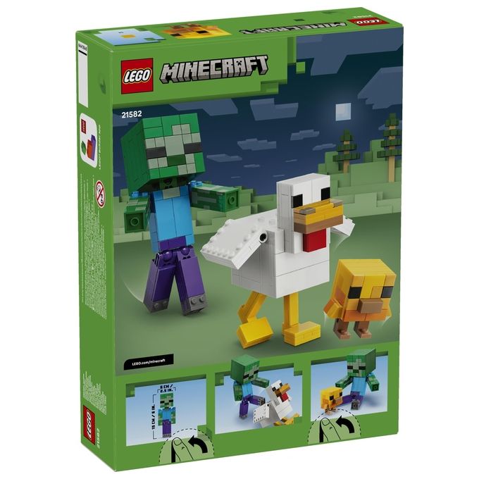 Lego 21582 Minecraft Fantino di Polli 344 pezzi eta' 9 anni colore Multicolore