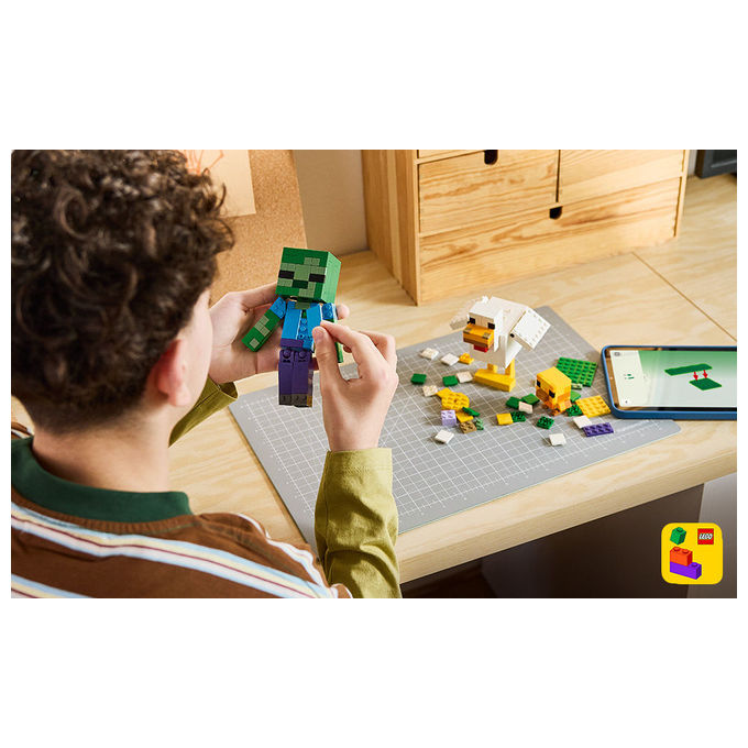 Lego 21582 Minecraft Fantino di Polli 344 pezzi eta' 9 anni colore Multicolore