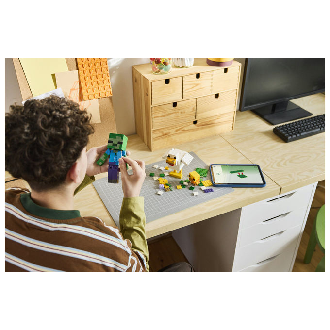 Lego 21582 Minecraft Fantino di Polli 344 pezzi eta' 9 anni colore Multicolore