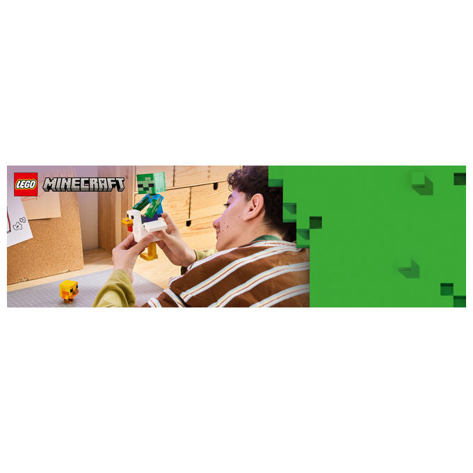 Lego 21582 Minecraft Fantino di Polli 344 pezzi eta' 9 anni colore Multicolore