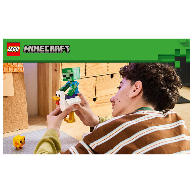 Lego 21582 Minecraft Fantino di Polli 344 pezzi eta' 9 anni colore Multicolore