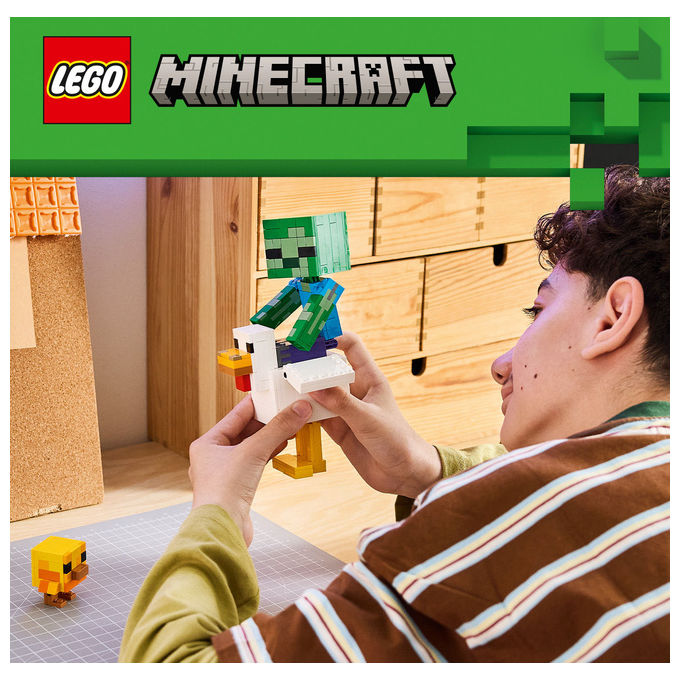 Lego 21582 Minecraft Fantino di Polli 344 pezzi eta' 9 anni colore Multicolore