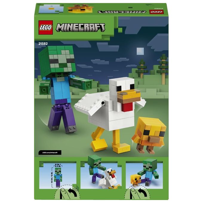 Lego 21582 Minecraft Fantino di Polli 344 pezzi eta' 9 anni colore Multicolore