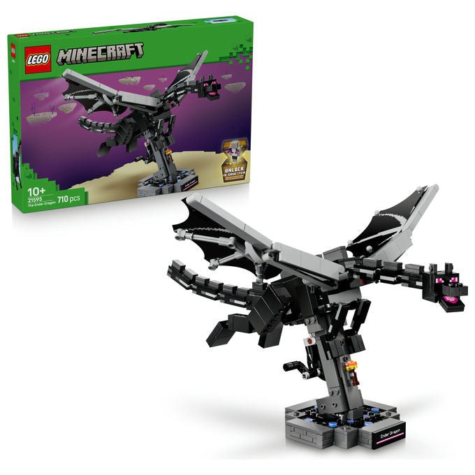 Lego 21595 Minecraft Drago dell'End Set da costruzione 710 pezzi ali mobili snodabile