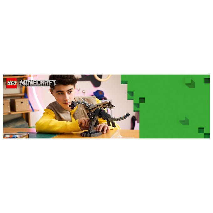 Lego 21595 Minecraft Drago dell'End Set da costruzione 710 pezzi ali mobili snodabile