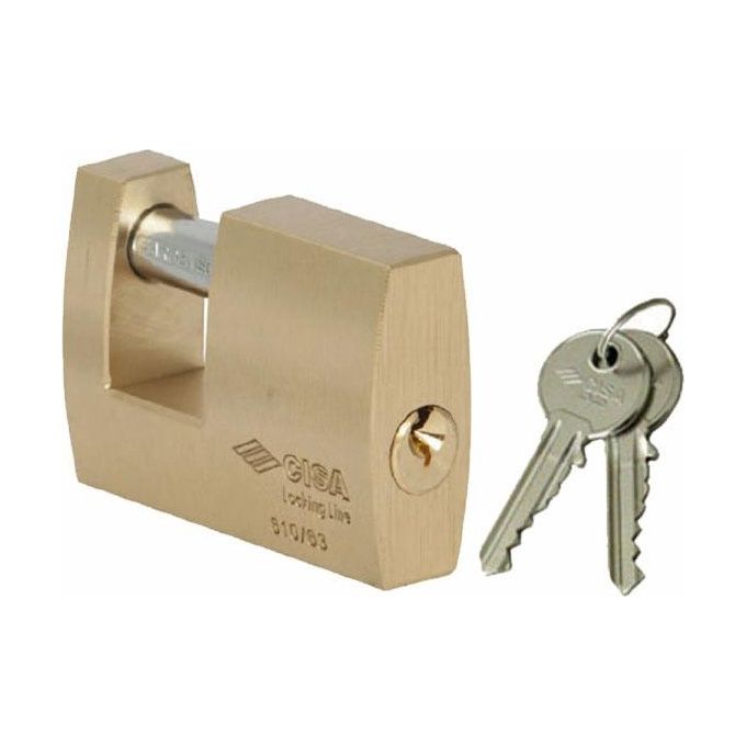 Cisa Ll Lucchetto Ottone Mm 63 Serrande