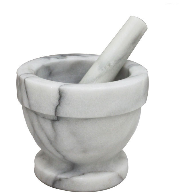 Borella 21661 Mortaio con Pestello Marmo diametro 14 cm