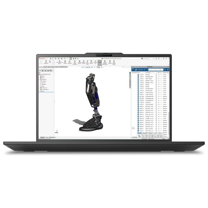Lenovo 21XE001BIX ThinkPad P16s Gen 5 Workstation Mobile 16'' WUXGA IPS 32GB LPDDR5x 1TB SSD NVIDIA RTX PRO 500 Blackwell Windows 11 Pro colore Nero