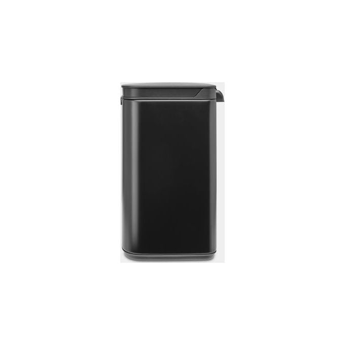 Brabantia 8710755222481 Bo Pattumiera 4L Acciaio con Chiusura Morbida e Secchio Interno Estraibile colore Nero