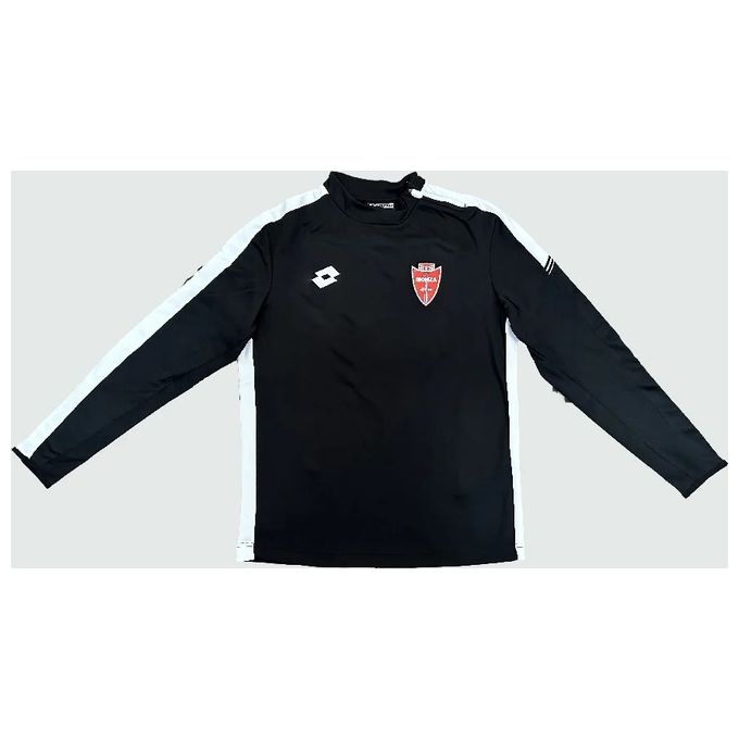 Felpa allenamento nera zip laterale Taglia S
