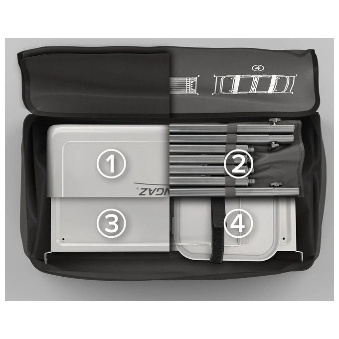 Campingaz 2213312 Stufa a griglia portatile 3 fuochi 2700 W accensione piezoelettrica colore Nero