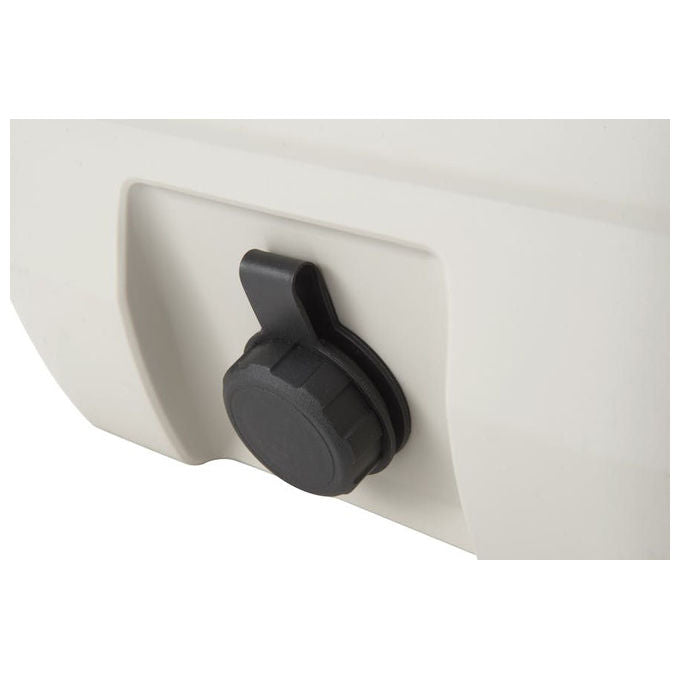Coleman 2213850 Borsa Frigo 24 L con Isolamento in Poliuretano 72 h di Autonomia Tracolla Regolabile Tappo di Scarico Colore Bianco