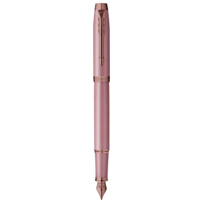 Parker 2235413 IM Finishing Touch Penna stilografica pennino medio inchiostro blu colore Malva