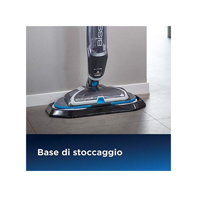 Bissell 2240N Spinwave Cordless Lavapavimenti Mocio ad azione rotante Autonomia 20 minuti