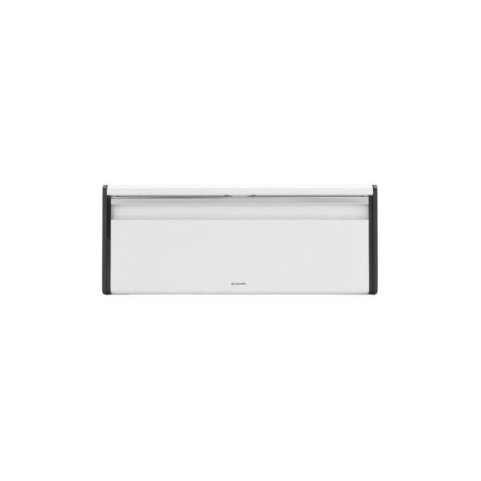 Brabantia 22410-06 Cestino per il pane Fall Front 18 l con chiusura magnetica e design salvaspazio colore Bianco