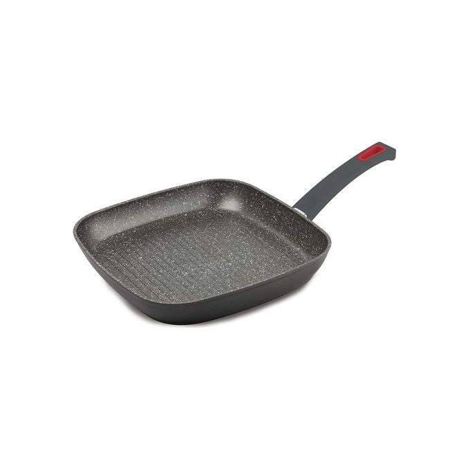 Ghidini Cipriano Bistecchiera Viva' Grigio e Rosso 28cm