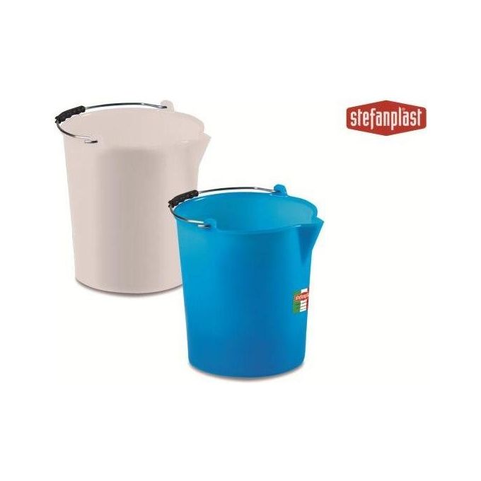 Stefanplast Secchio con becco in plastica 12  litri