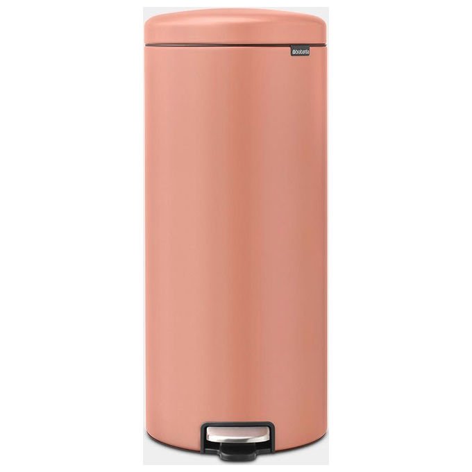 Brabantia 8710755238741 NewIcon Pattumiera a pedale 30 Litri Chiusura silenziosa Sistema antiodore Secchio interno rimovibile colore Warm Copper