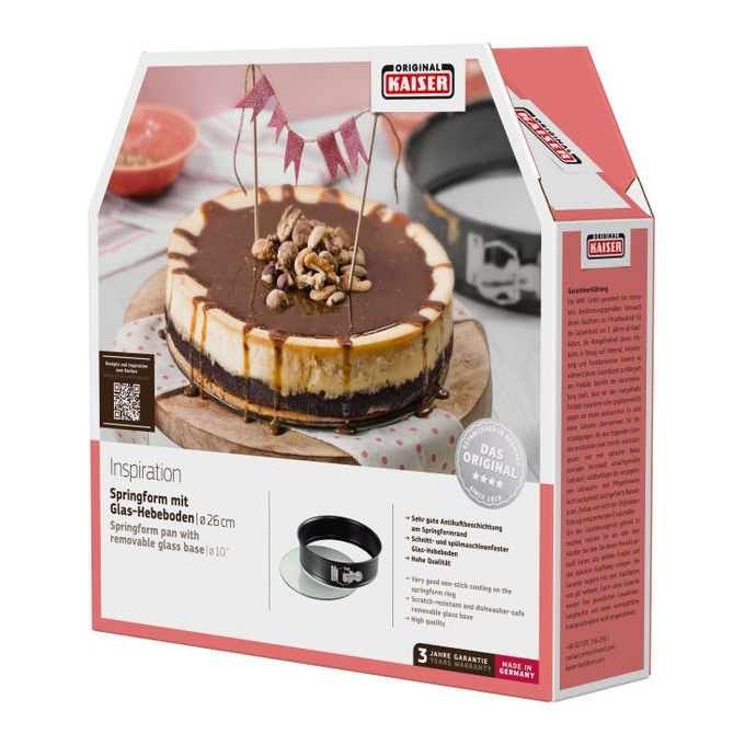 Kaiser Inspiration Teglia Fondo in Vetro Staccabile 26cm Rotonda
