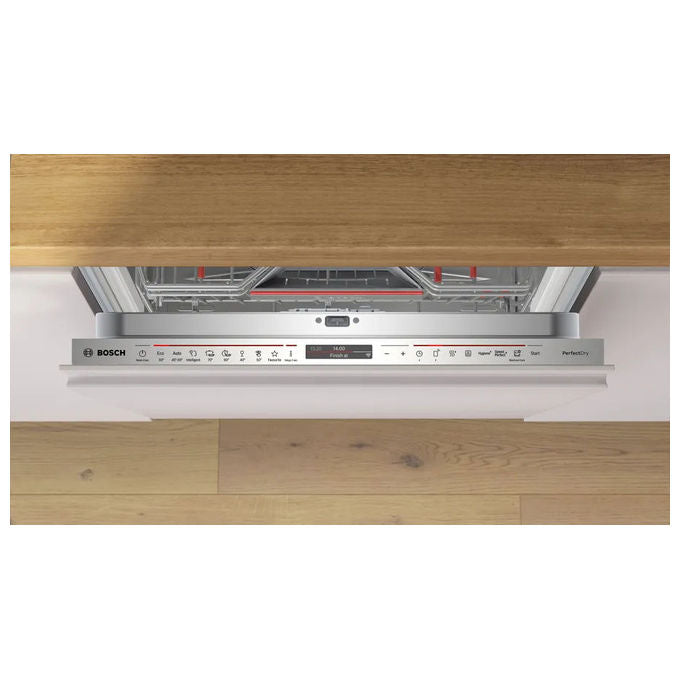 Bosch SMV8YCX02E Serie 8 Lavastoviglie da Incasso a Scomparsa Totale Classe A 14 Coperti 60 cm per Uso Domestico Efficiente