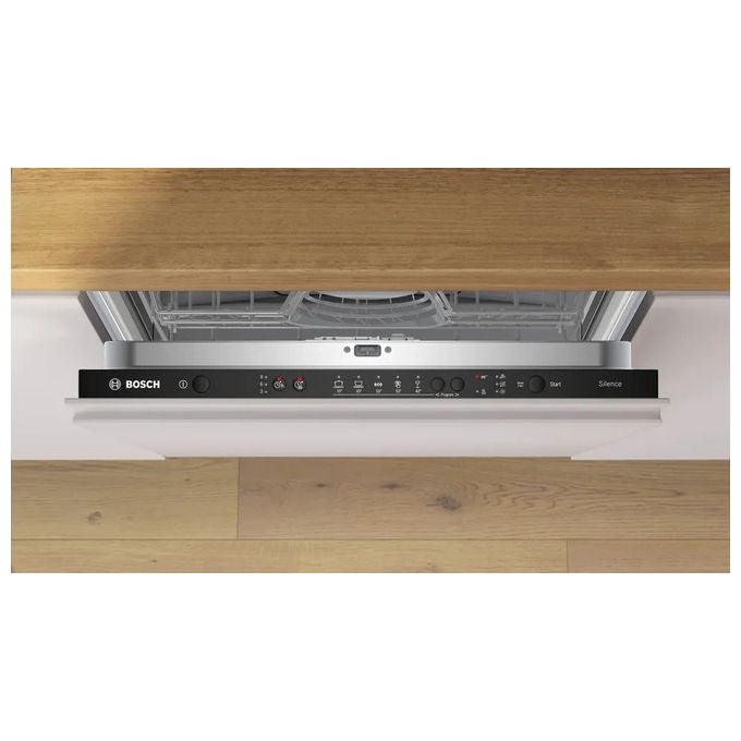 Bosch SMV25EX02E Serie 2 Lavastoviglie a scomparsa totale 13 coperti Classe E Emissione acustica 48 dB (81.5x59.8x55 cm) Nero