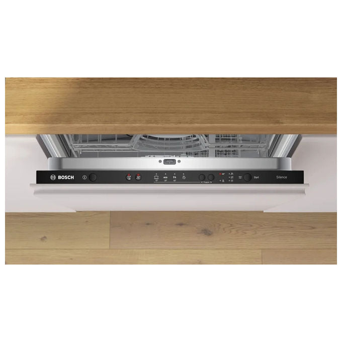 Bosch Serie 2 SMV24AX04E Lavastoviglie da incasso a scomparsa totale 12 coperti Classe E Rumorosita' 46 dB 4 programmi Infolight 60 cm