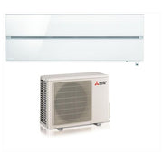 Mitsubishi Electric LN35VGR-KIT - Climatizzatore monosplit composta da 1 unita' esterna (MUZ-LN35VG2) e 1 unita' interna (MSZ-LN35VG2V) -  Raffreddamento 12000 Btu Classe A++-A+ Bianco Perla