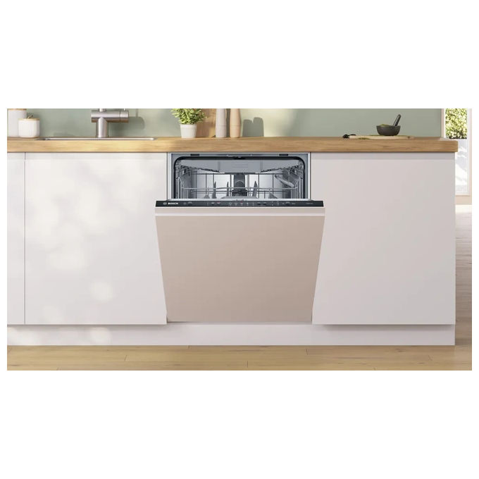 Bosch SMV25EX02E Serie 2 Lavastoviglie a scomparsa totale 13 coperti Classe E Emissione acustica 48 dB (81.5x59.8x55 cm) Nero