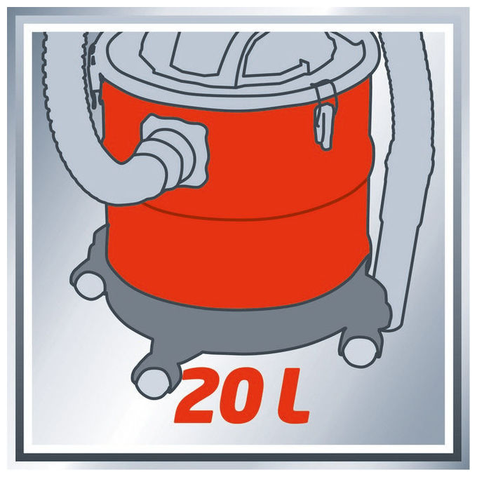 Einhell Aspira Ceneri A Motore Tc-Av 1250
