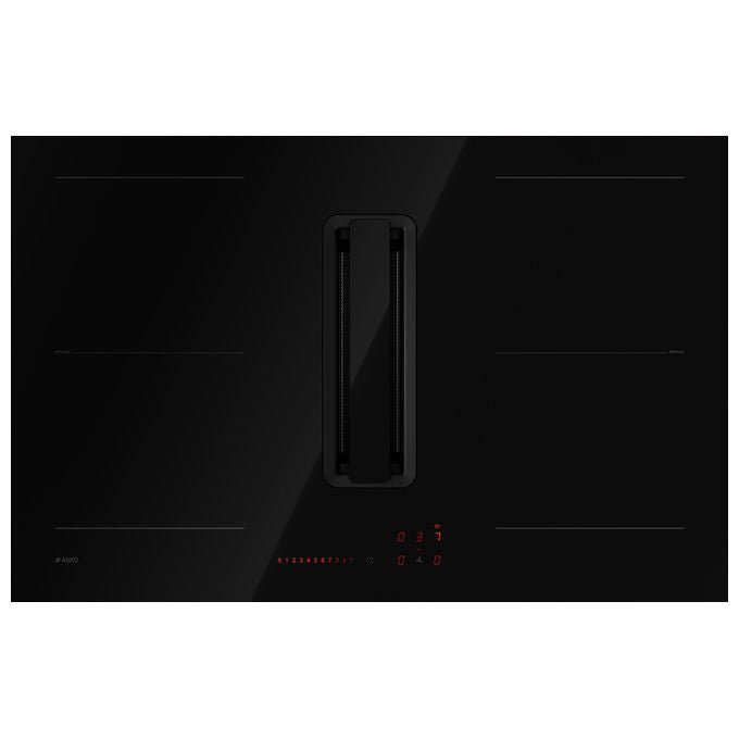 ASKO HIH3843FB1 Piano a Induzione con Cappa Integrata HIH3843FB1 80 cm Nero
