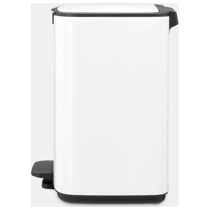 Brabantia 236723 Bo Pattumiera a Pedale 4 L con Coperchio Soft Close e Contenitore Rimovibile colore Bianco