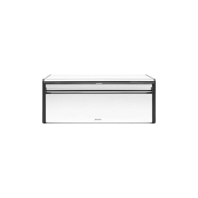 Brabantia 236846 Portapane Fall Front Acciaio con Chiusura Magnetica e Maniglia Grande colore Acciaio
