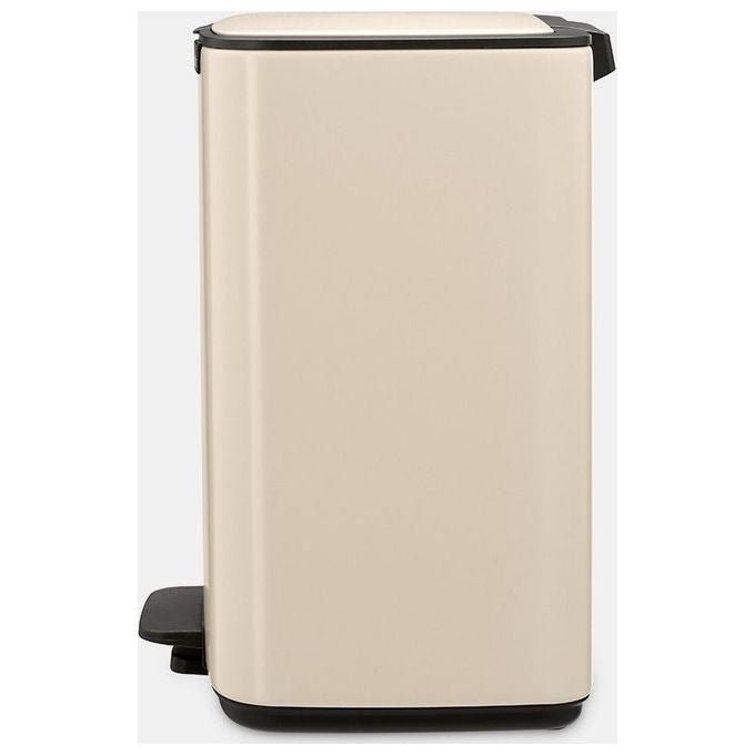 Brabantia 238024 Bo Pedal Bin Pattumiera a Pedale 12 L Acciaio con Chiusura Morbida colore Beige