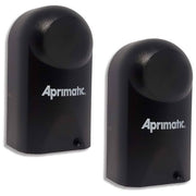 Aprimatic B08MQSZVCZ ER48 Coppia Fotocellule Universali Infrarossi DC 12 24V da Esterno Compatibili con Automazioni per Cancelli e Serrande colore Nero