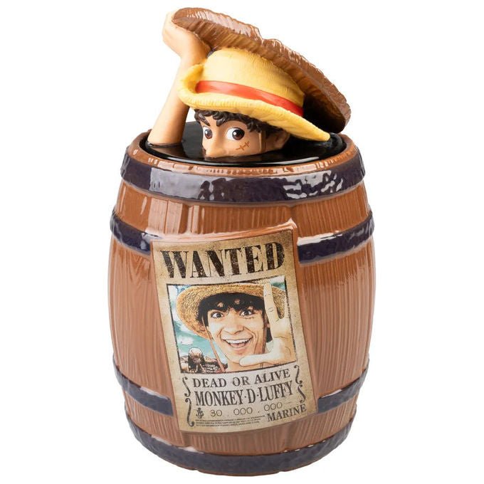 Erik, Biscottiera Barile One Piece Netflix, Ceramica, 20x20x29 cm