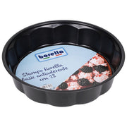Borella 24408 Beta Stampo Fiorella Antiaderente diametro 28 cm colore Nero